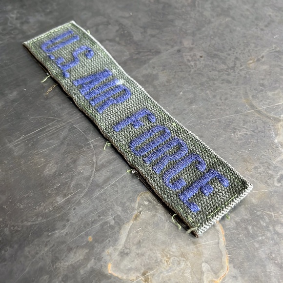 U.S. AIR FORCE embroidered tape patch - Vintage - Picture 5 of 12